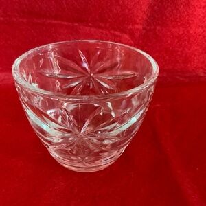 Vintage Star Of David Small Glass Bowl